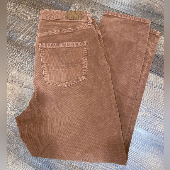 American Eagle corduroy pants, size 10R , super stretch, cinnamon color - Picture 5 of 5